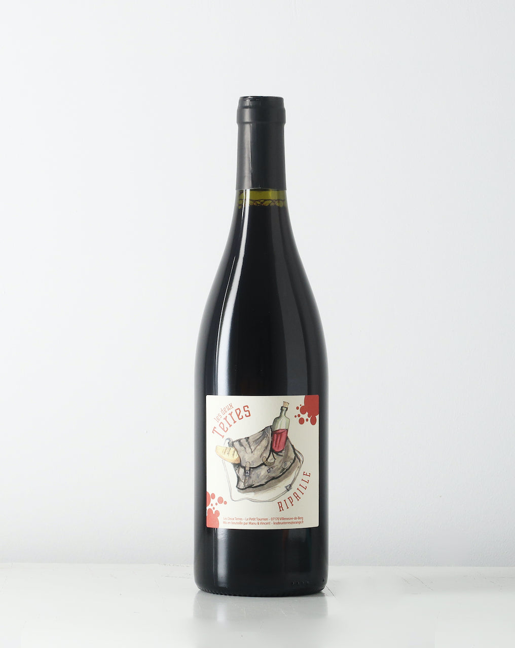 Made from Carignan, a natural wine from Les Deux Terres with no sulfites added.