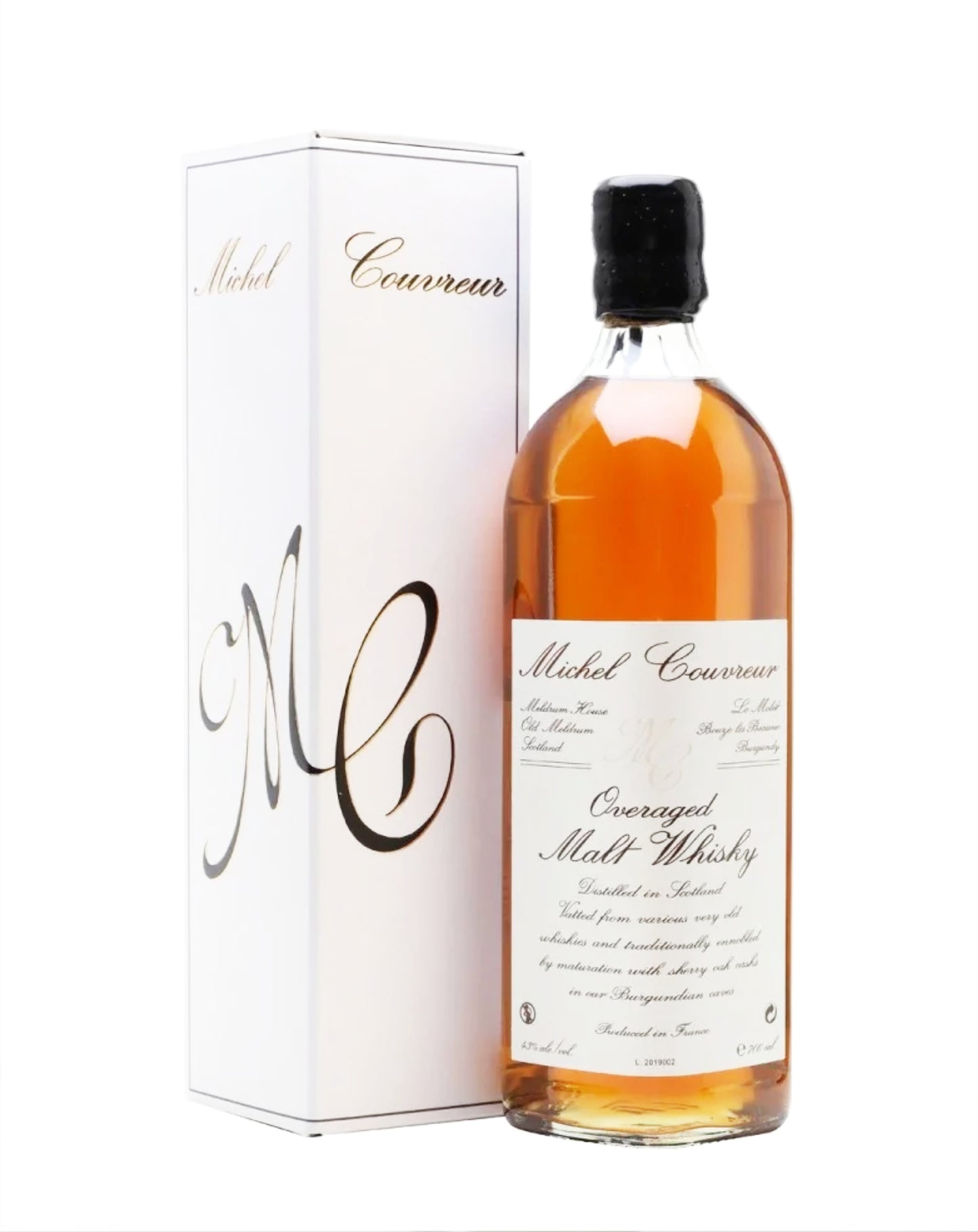 An award winning whisky from Michel Couvreur made from different blends.