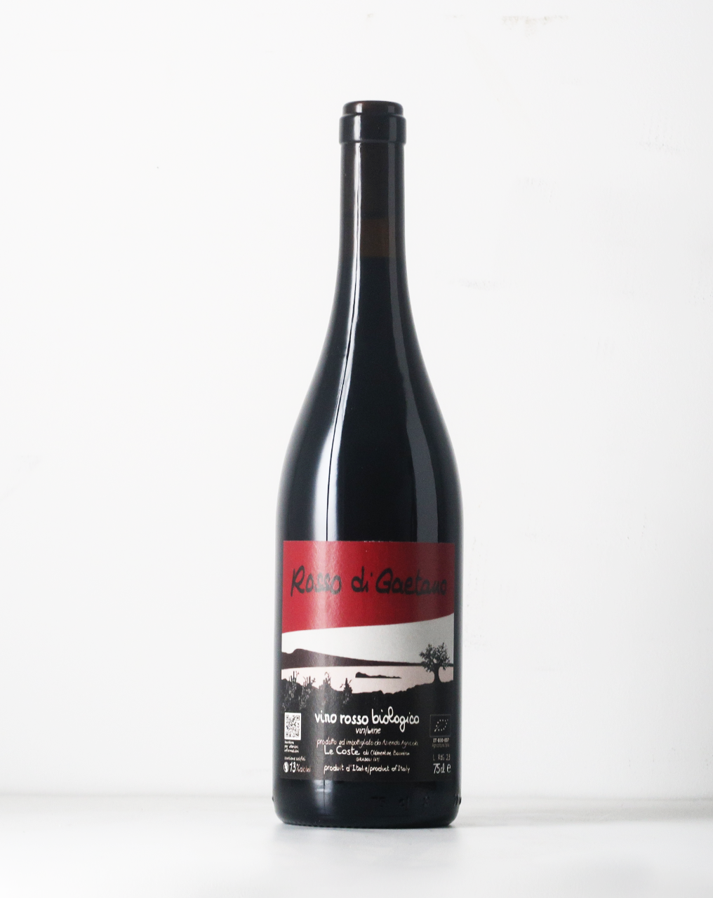One of the classics from Le Coste, the Rosso di Gaetano is made from Syrah, Merlot and Sangiovese. No fining or filtration and no addition of sulfites.