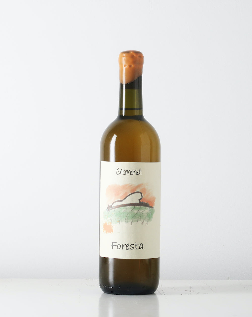 Natural wine from Gismondi, made from Malvasia di Candia and pink-skinned Trebbiano Rosa grown on a hill-side outside Naples. Nothing added.
