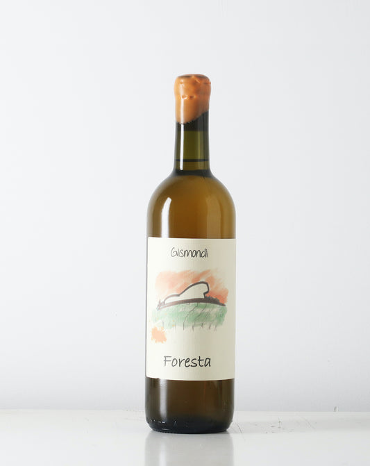 Natural wine from Gismondi, made from Malvasia di Candia and pink-skinned Trebbiano Rosa grown on a hill-side outside Naples. Nothing added.
