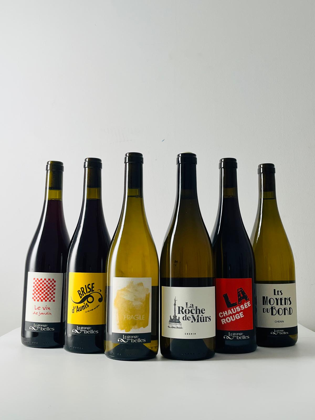 Natural wine from La Grange aux Belles in Anjou, Loire. Always pure, full of life and feeling. This box saves you 10% on some of their best bottles.