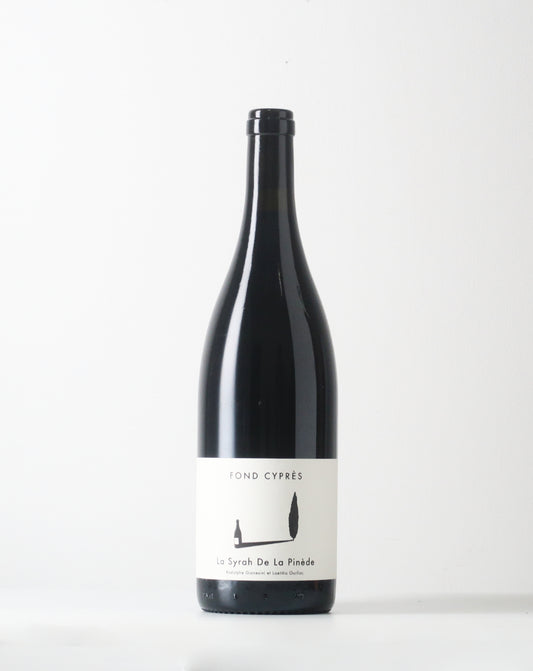 A beautiful Syrah from Fond Cyprès in Languedoc. Their natural wine is always made with healthy grapes, unfiltered, unfied and no sulphur added.