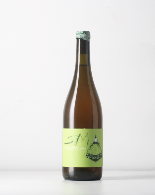 Lovely blend from La Sorga in Languedoc, natural wine without additions, grapes only. Some direct pressed and some macerated before being assembled.